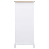 vidaXL Bijzetkast 38x28x86 cm paulowniahout