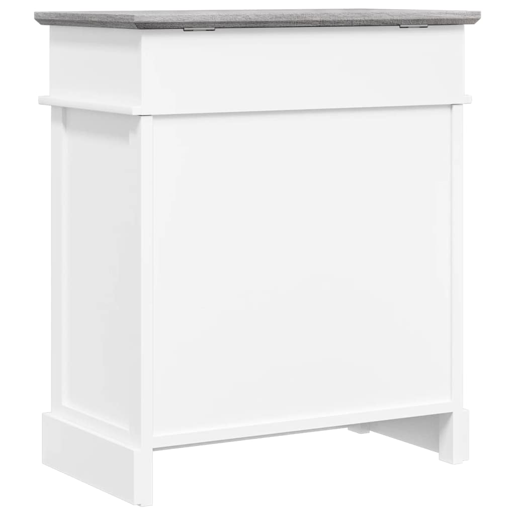 vidaXL Schoenenkast 50x28x58 cm paulowniahout grijs
