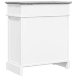 vidaXL Schoenenkast 50x28x58 cm paulowniahout grijs