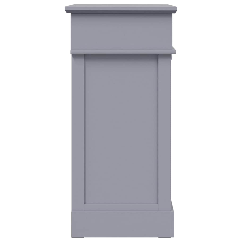 vidaXL Schoenenkast 50x28x58 cm paulowniahout grijs