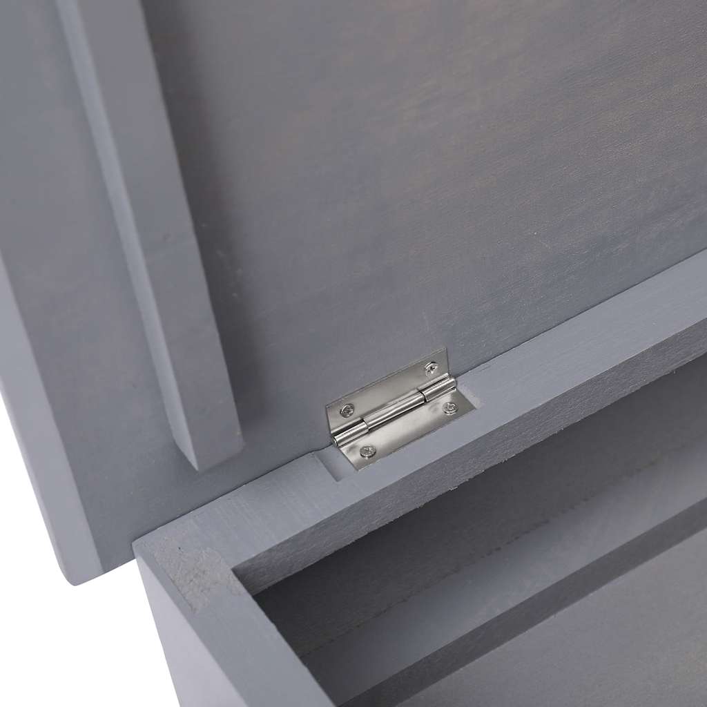 vidaXL Schoenenkast 50x28x58 cm paulowniahout grijs