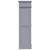 vidaXL Schoenenkast 50x28x98 cm paulowniahout grijs