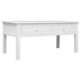 vidaXL Coffee table 100x50x45 cm wood white