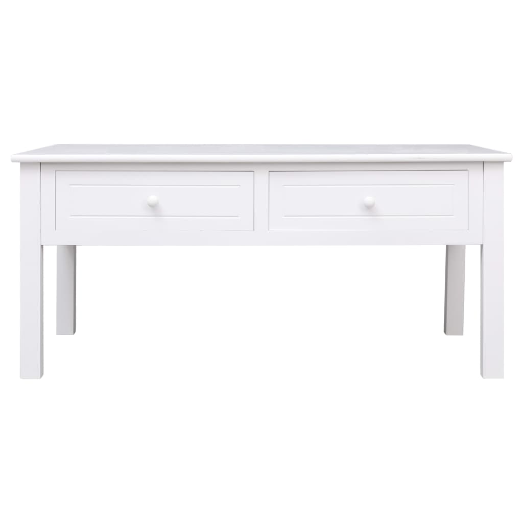 vidaXL Coffee table 100x50x45 cm wood white