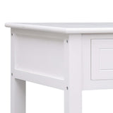 vidaXL Coffee table 100x50x45 cm wood white