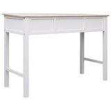vidaXL Wandtafel 110x45x76 cm hout