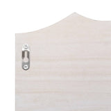 vidaXL Wandkapstok 50x10x23 cm hout wit