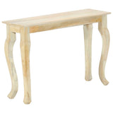 vidaXL Table console 110x35x77 cm Massief mangohout