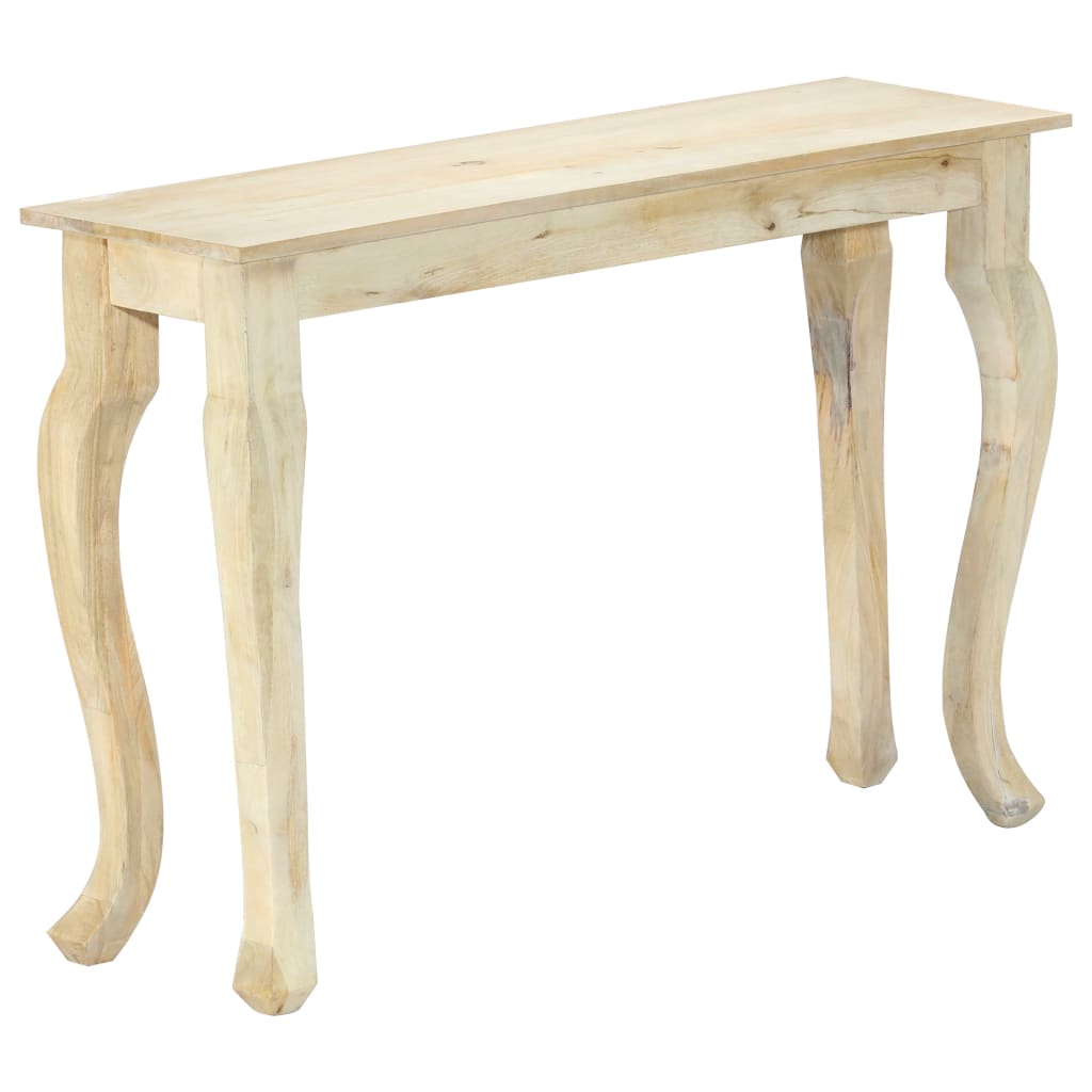 vidaXL Table console 110x35x77 cm Massief mangohout