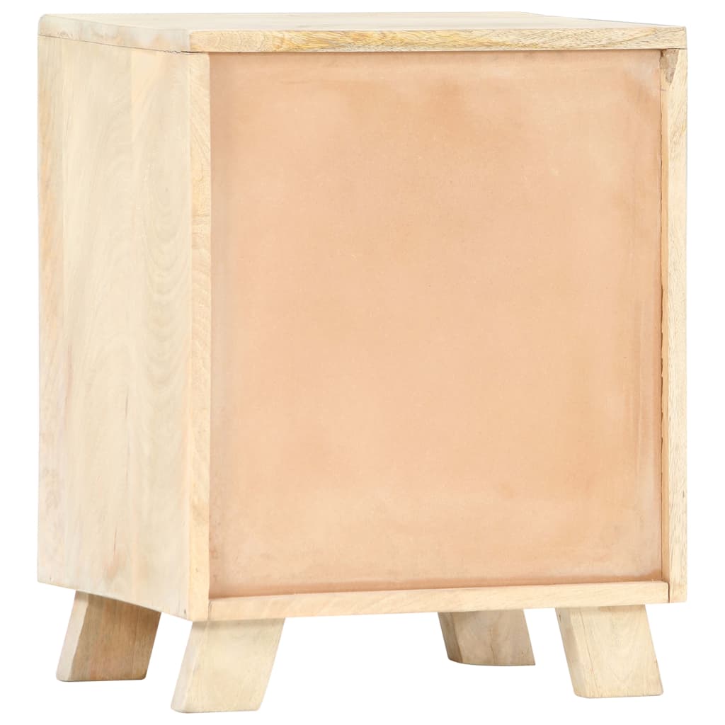 vidaXL Nachtkastje 40x30x50 cm massief mangohout