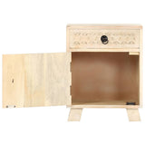 vidaXL Nachtkastje 40x30x50 cm massief mangohout