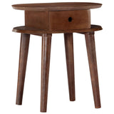 vidaXL Nightstand 50x35x55 cm Solid Acacia Wood