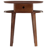 vidaXL Nightstand 50x35x55 cm Solid Acacia Wood