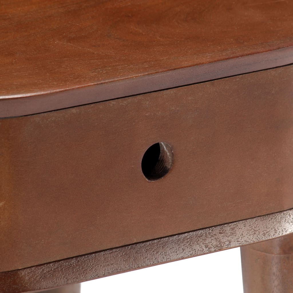 vidaXL Nightstand 50x35x55 cm Solid Acacia Wood