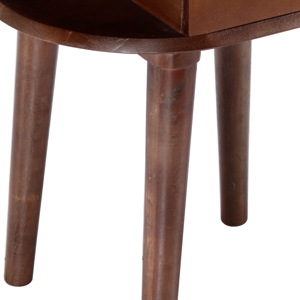 vidaXL Nightstand 50x35x55 cm Solid Acacia Wood