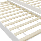 vidaXL Extendable Day Bed Solid Pine White 90x200 cm
