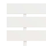 vidaXL Bed Frame Solid Pine Wood White 90x200 cm