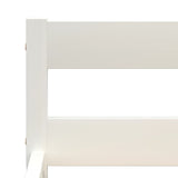 vidaXL Bed Frame Solid Pine Wood White 90x200 cm