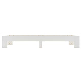 vidaXL Bed Frame Solid Pine Wood White 90x200 cm