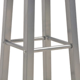 vidaXL Barkrukken 2 st MDF antraciet