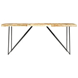 vidaXL Eettafel 180x90x76 cm massief mangohout