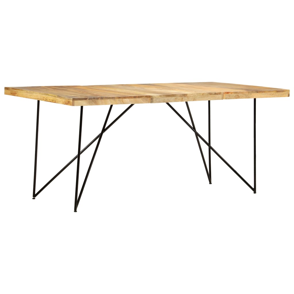 vidaXL Eettafel 180x90x76 cm massief mangohout