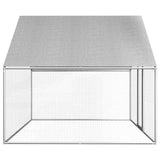 vidaXL Chicken Coop 2.75x2x1.92 m Galvanised Steel