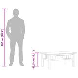 vidaXL Salontafel Panama Range 100x60x43,5 cm massief grenenhout