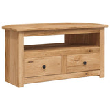 vidaXL TV Corner Cabinet Panama Range 93x49x49 cm Solid Pine Wood