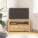 vidaXL TV Corner Cabinet Panama Range 93x49x49 cm Solid Pine Wood