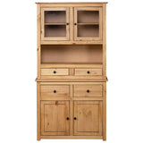 vidaXL Tall Cabinet Panama Range 93x40.5x180 cm Solid Pine Wood