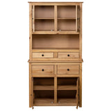 vidaXL Tall Cabinet Panama Range 93x40.5x180 cm Solid Pine Wood