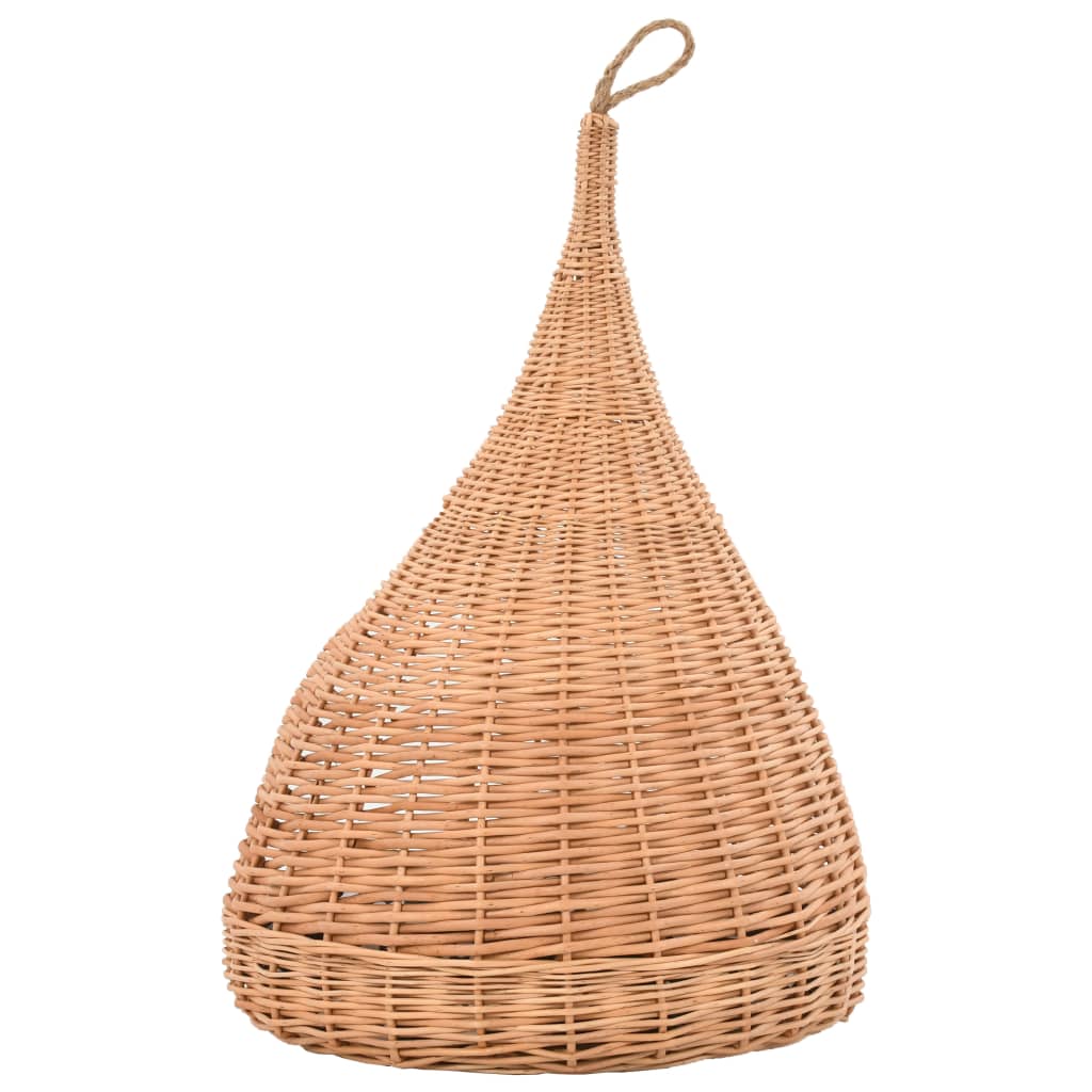 vidaXL Cat Tipi with Cushion 40x60 cm Natural Willow