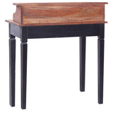 vidaXL Schrijftafel met lades 90x50x101 cm massief mahoniehout