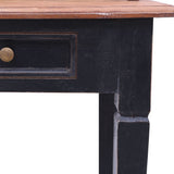 vidaXL Schrijftafel met lades 90x50x101 cm massief mahoniehout