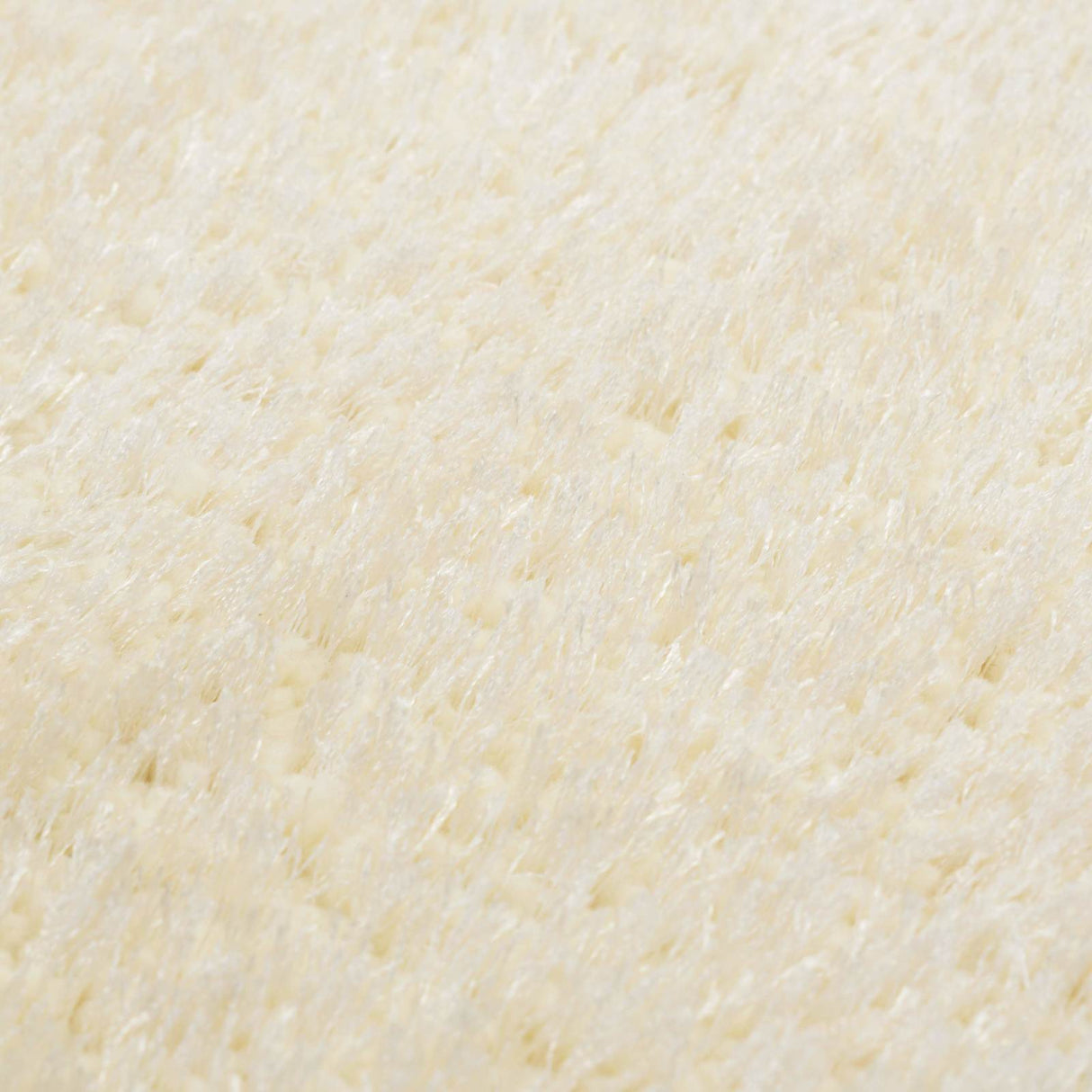vidaXL Shaggy Gebiedsdeken Crème 120 x 160 cm Polyetheen