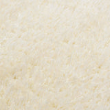 vidaXL Shaggy Gebiedsdeken Crème 120 x 160 cm Polyetheen