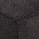 vidaXL Pouffe 40x40x40 cm cotton velvet anthracite