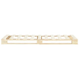 vidaXL Pine Wood Pallet Bed Frame 90x200 cm