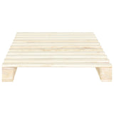 vidaXL Pine Wood Pallet Bed Frame 90x200 cm