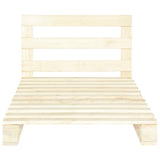 vidaXL Solid Pine Wood Pallet Bed Frame 90x200 cm