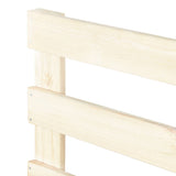 vidaXL Solid Pine Wood Pallet Bed Frame 90x200 cm