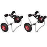 vidaXL Kayak Trolleys 2 pcs Aluminium