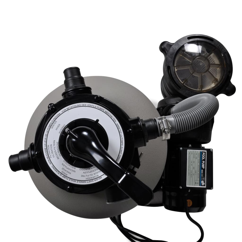 vidaXL Zandfilterpompen 2 st 600 W 17000 L/u