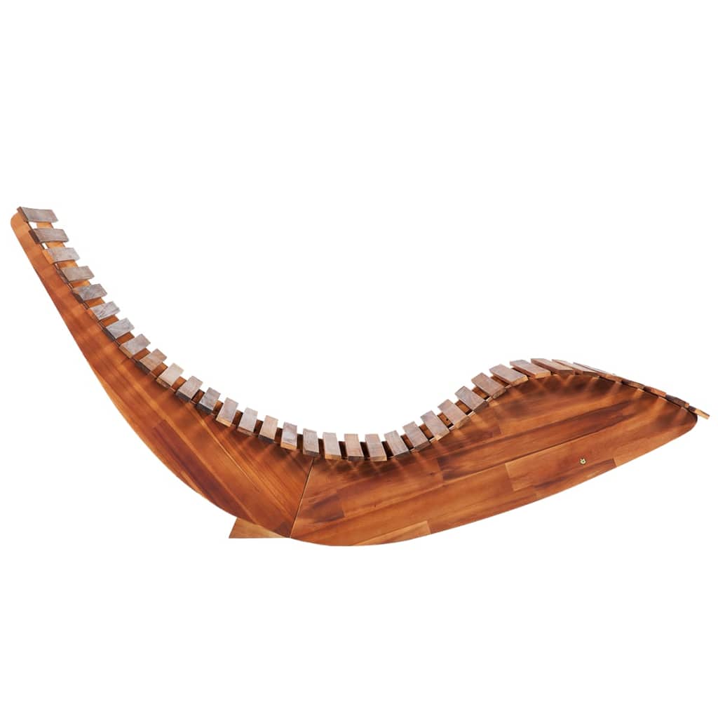 vidaXL Rocking sun loungers 2 pcs acacia wood
