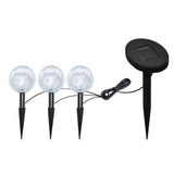 vidaXL Garden Lights 6 pcs LED with Ground Spikes and Solar Panels