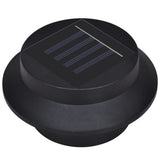 vidaXL Fence lights 12 pcs solar LED black
