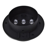 vidaXL Fence lights 12 pcs solar LED black