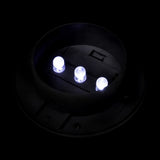 vidaXL Fence lights 12 pcs solar LED black