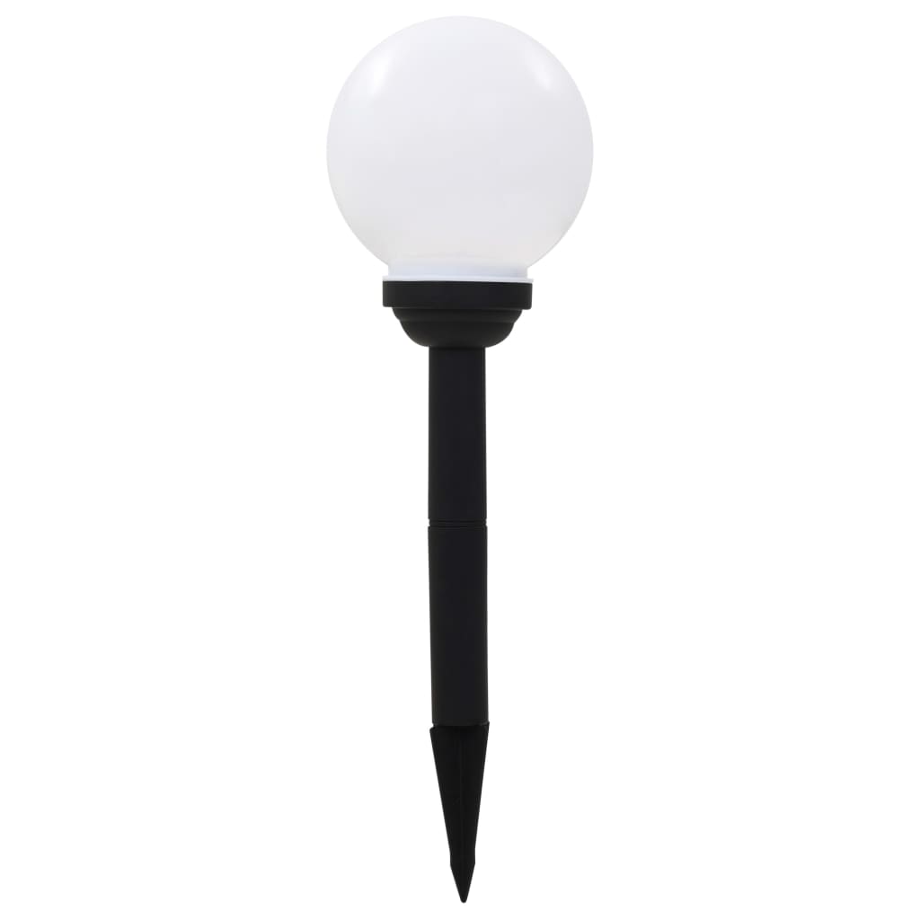 vidaXL Solar lights 8 pcs LED round 15 cm RGB